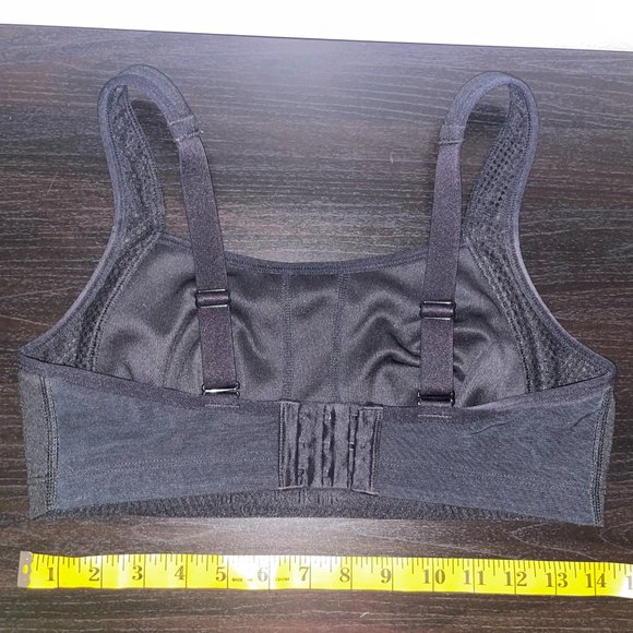 New Balance NB Dry Black Sports Bra - Picture 2 of 2